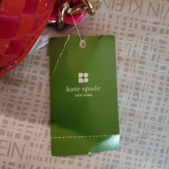 Kate Spade Mini Coal Pink Velvet Weave Purse Handbag PXRU2222 - Picture 6 of 10